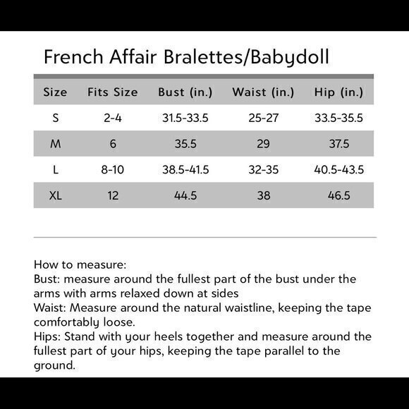 NWT, French‎ Affair Women’s Babydoll and G-String Set Size S, Pink Floral - Picture 6 of 6